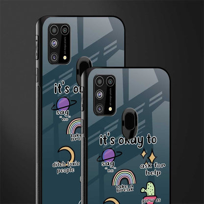it's okay glass case for samsung galaxy m31 prime edition image-2