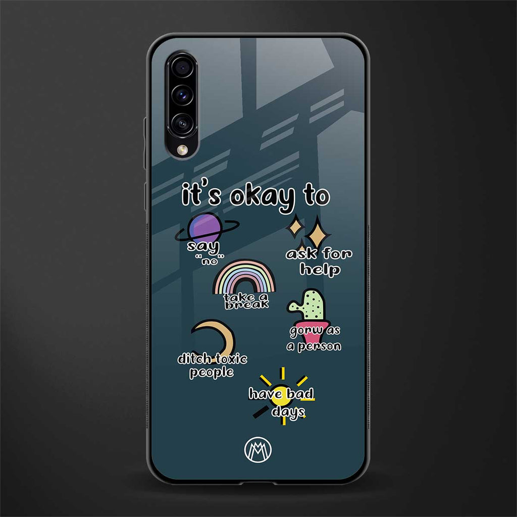 it's okay glass case for samsung galaxy a50 image