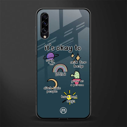 it's okay glass case for samsung galaxy a70 image