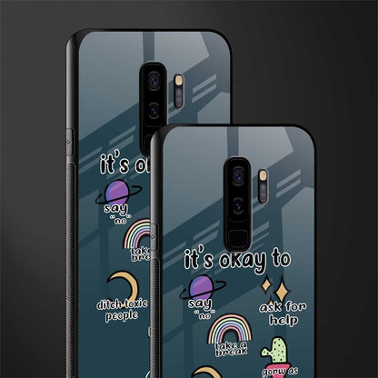 it's okay glass case for samsung galaxy s9 plus image-2
