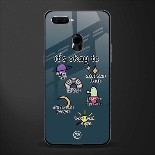 it's okay glass case for oppo a12 image