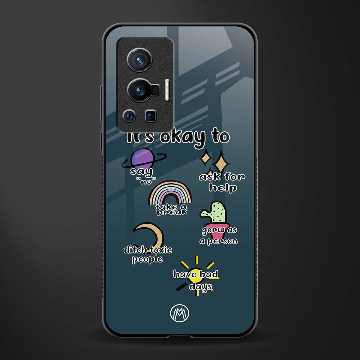 it's okay glass case for vivo x70 pro image