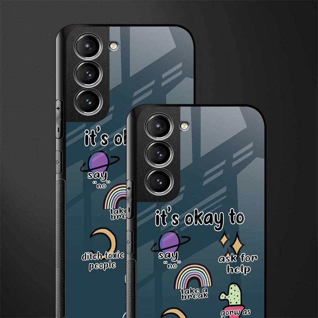 it's okay glass case for samsung galaxy s21 image-2