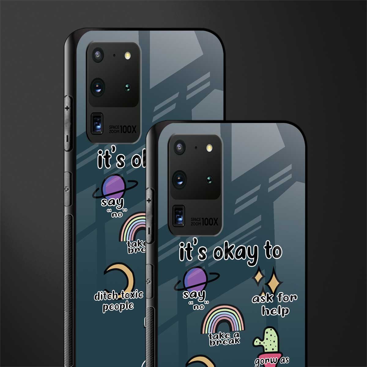 it's okay glass case for samsung galaxy s20 ultra image-2