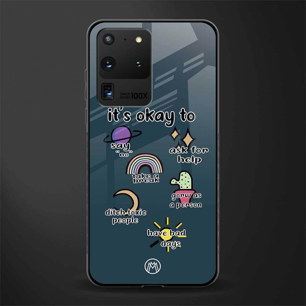 it's okay glass case for samsung galaxy s20 ultra image