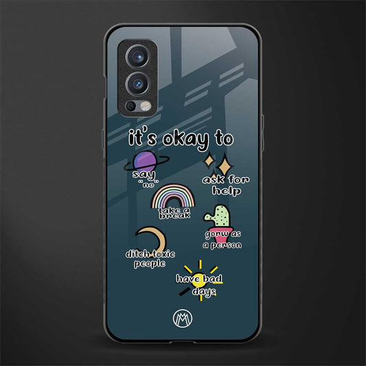 it's okay glass case for oneplus nord 2 5g image