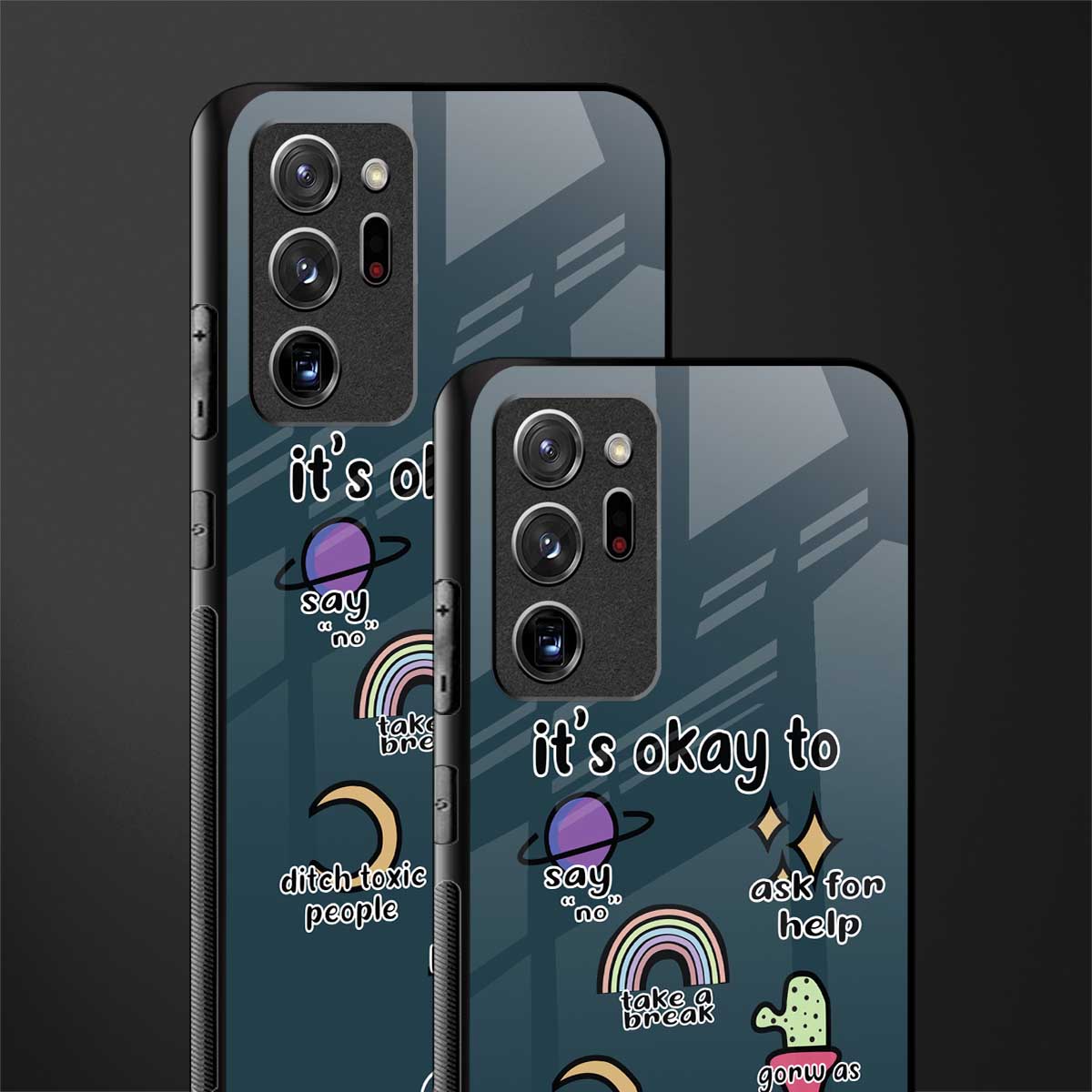 it's okay glass case for samsung galaxy note 20 ultra 5g image-2