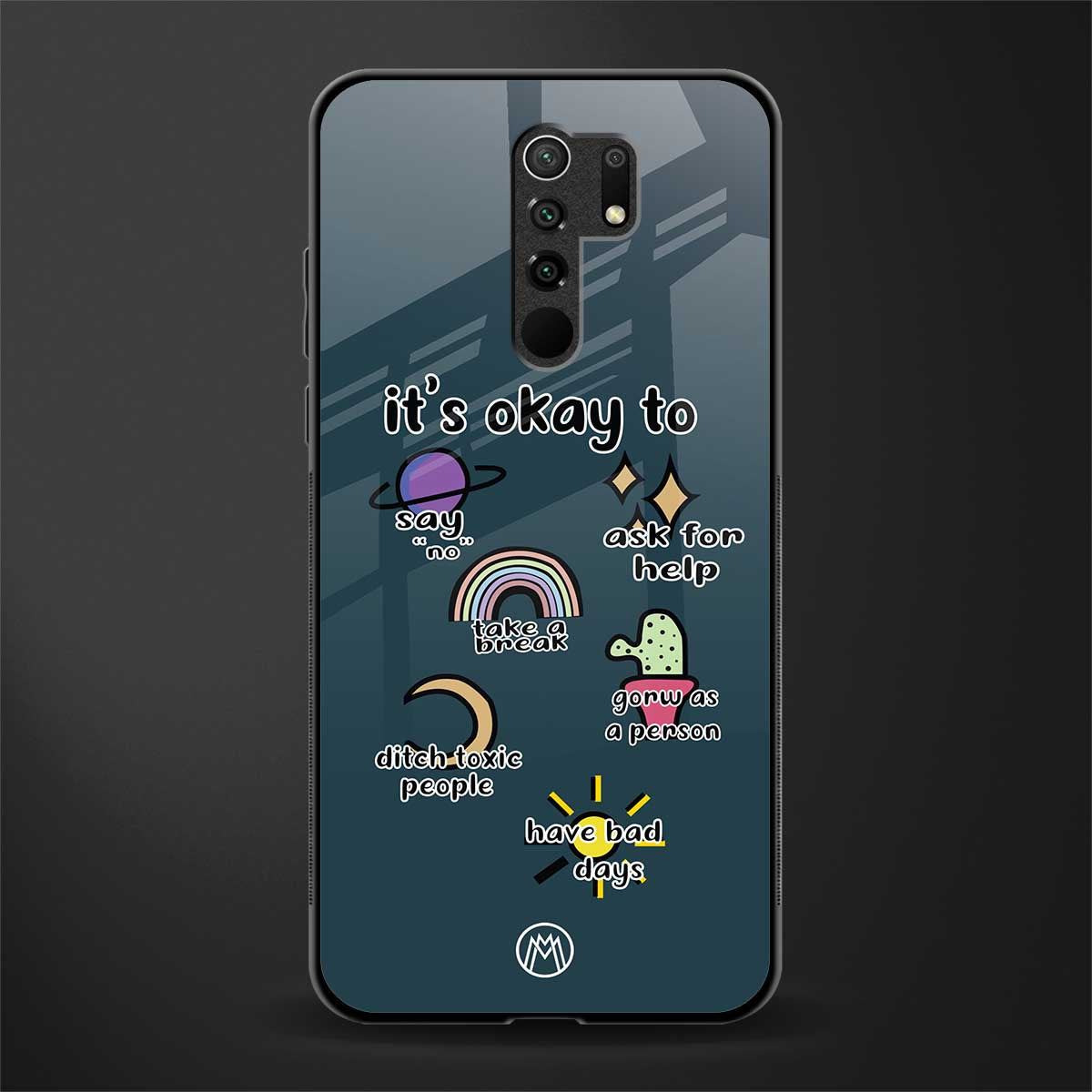 it's okay glass case for redmi 9 prime image