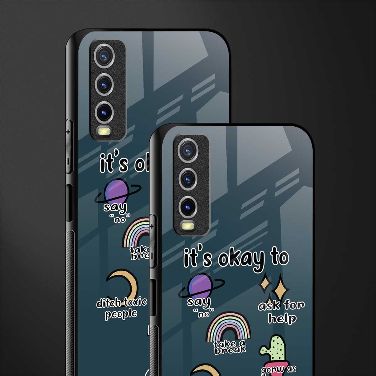 it's okay glass case for vivo y12g image-2