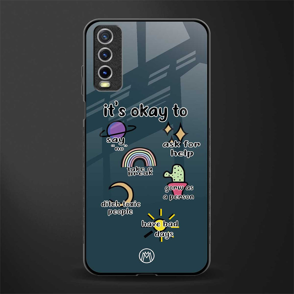 it's okay glass case for vivo y20i vivo y20t image