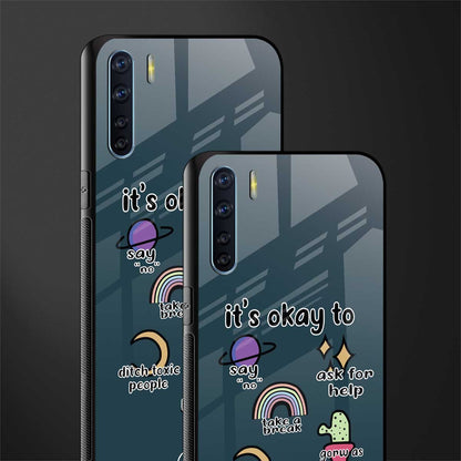 it's okay glass case for oppo f15 image-2