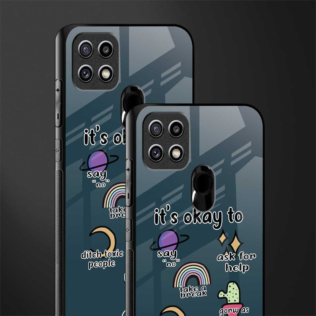 it's okay glass case for oppo a15s image-2