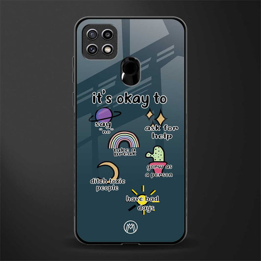it's okay glass case for oppo a15 image