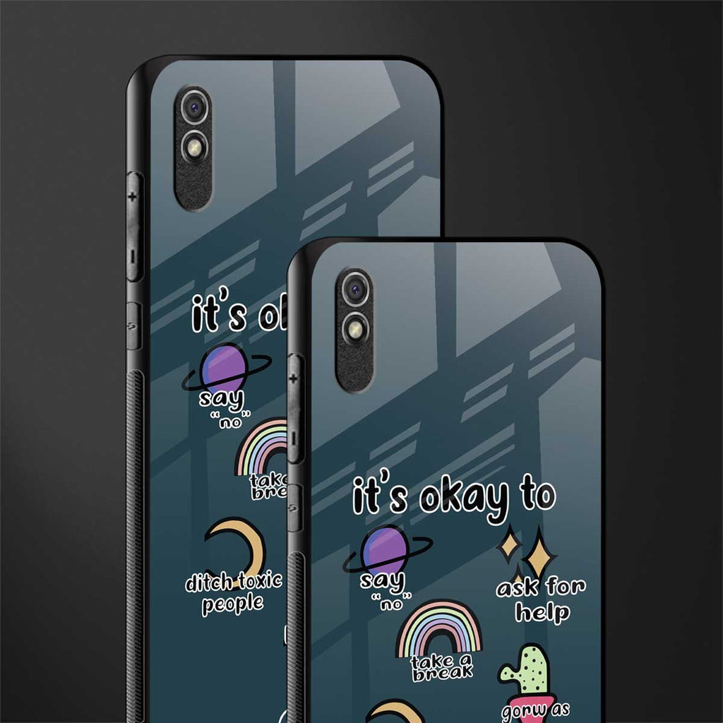 it's okay glass case for redmi 9a image-2