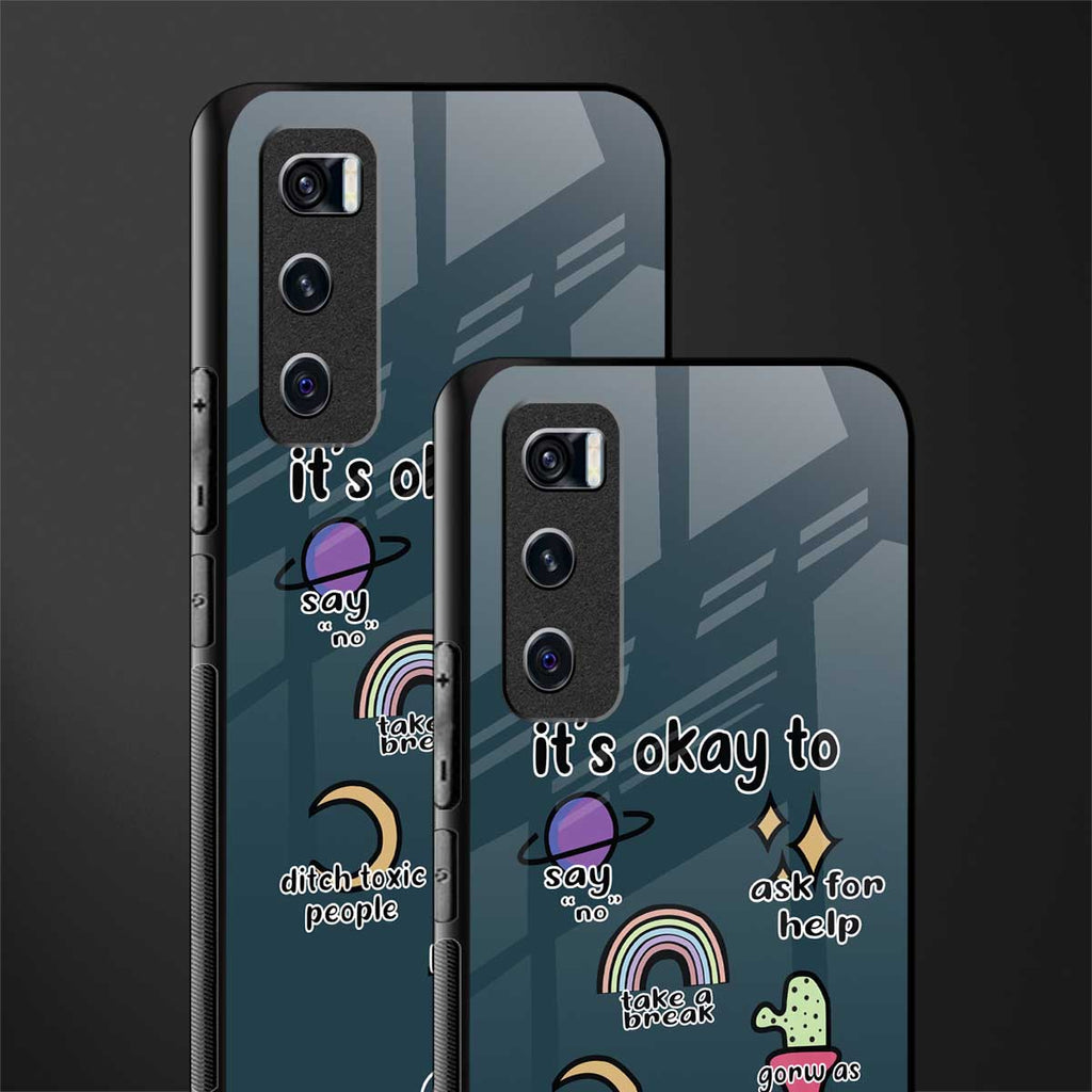 it's okay glass case for vivo v20 se image-2