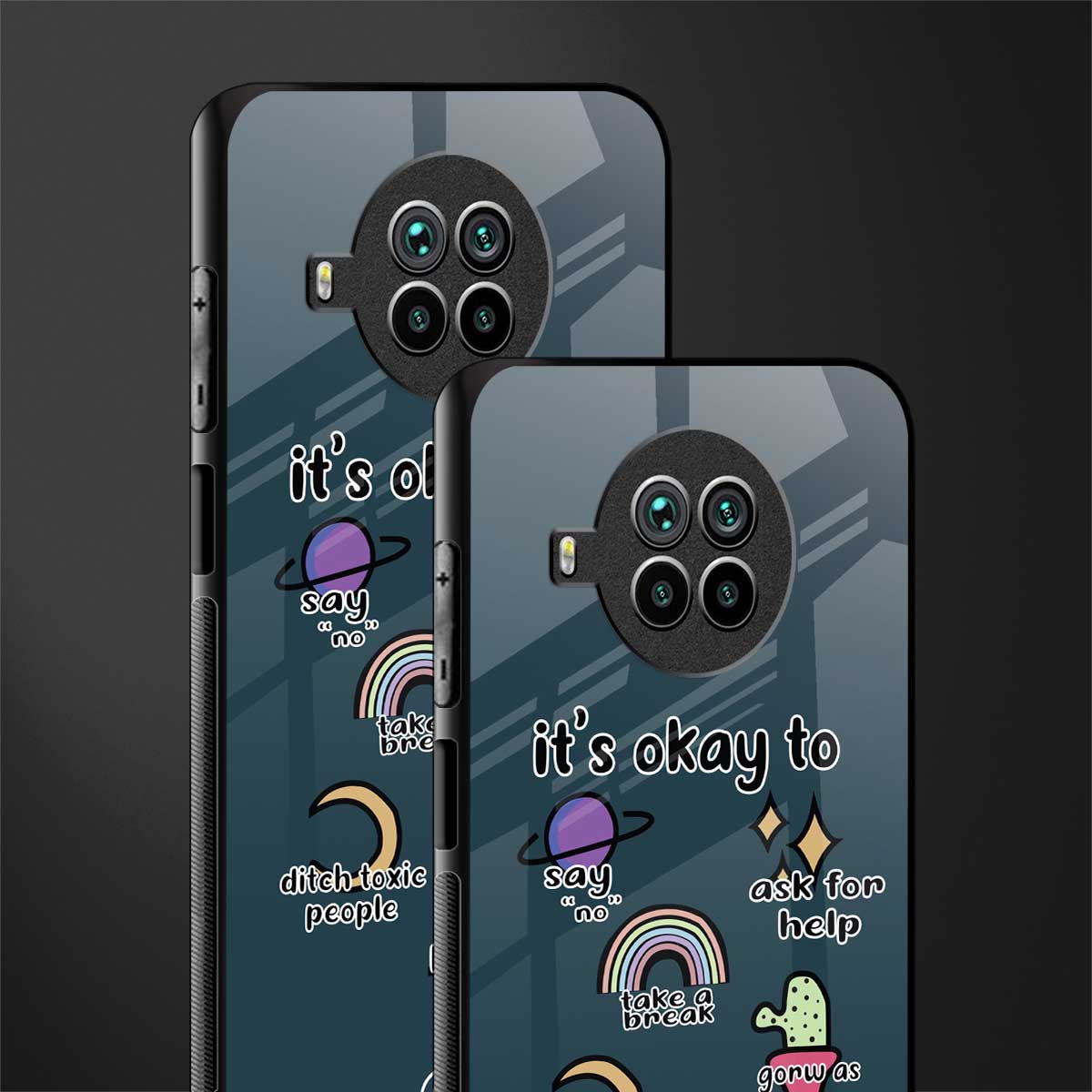 it's okay glass case for mi 10i image-2