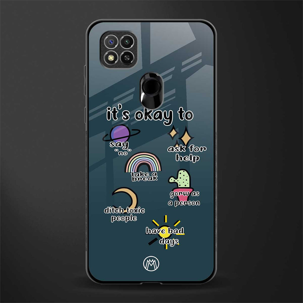 it's okay glass case for redmi 9 image
