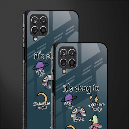 it's okay glass case for samsung galaxy m12 image-2
