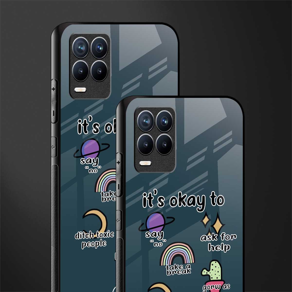 it's okay glass case for realme 8 4g image-2