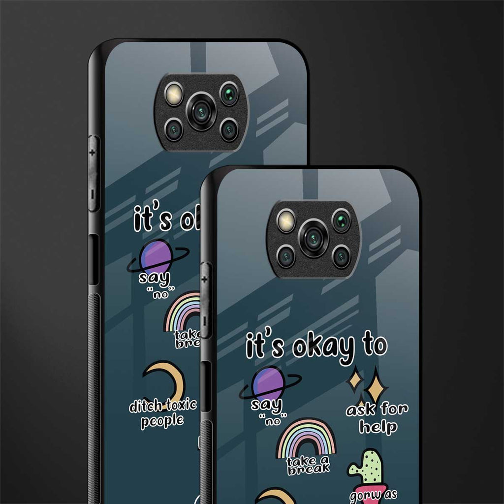 it's okay glass case for poco x3 pro image-2