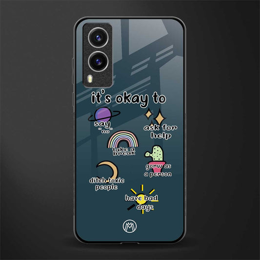 it's okay glass case for vivo v21e 5g image