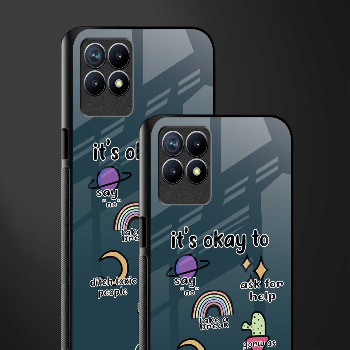 it's okay glass case for realme 8i image-2
