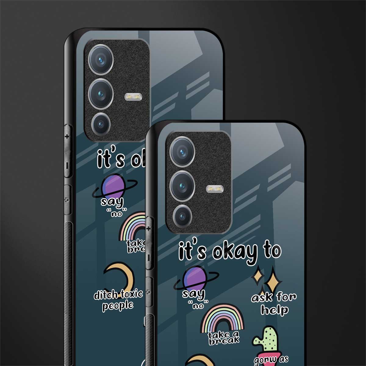 it's okay glass case for vivo v23 pro 5g image-2