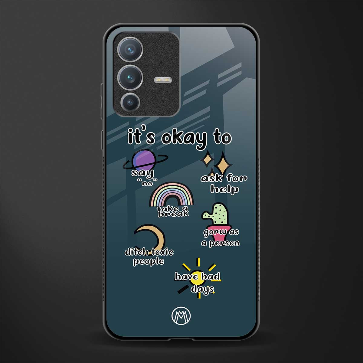it's okay glass case for vivo v23 pro 5g image