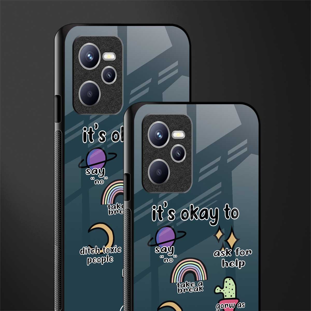 it's okay glass case for realme c35 image-2