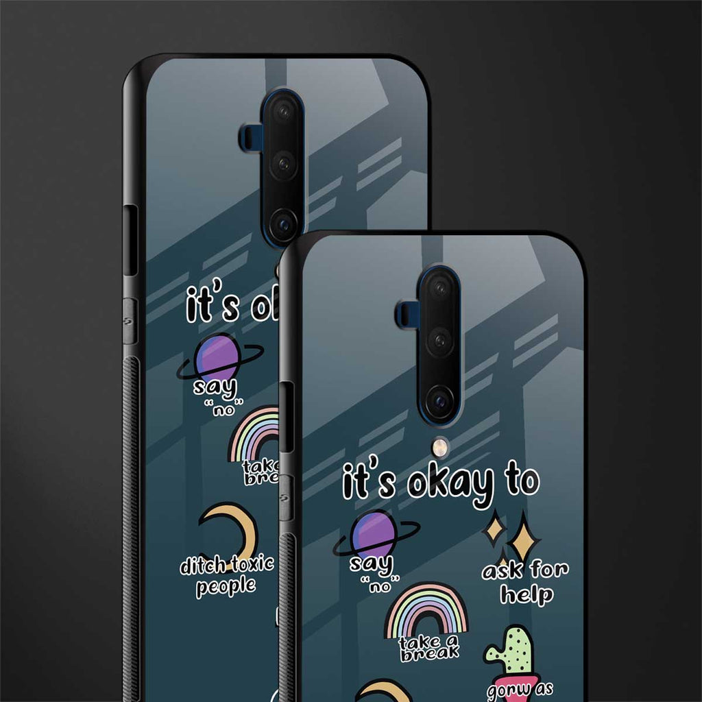 it's okay glass case for oneplus 7t pro image-2