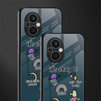 it's okay back phone cover | glass case for oppo f21 pro 5g