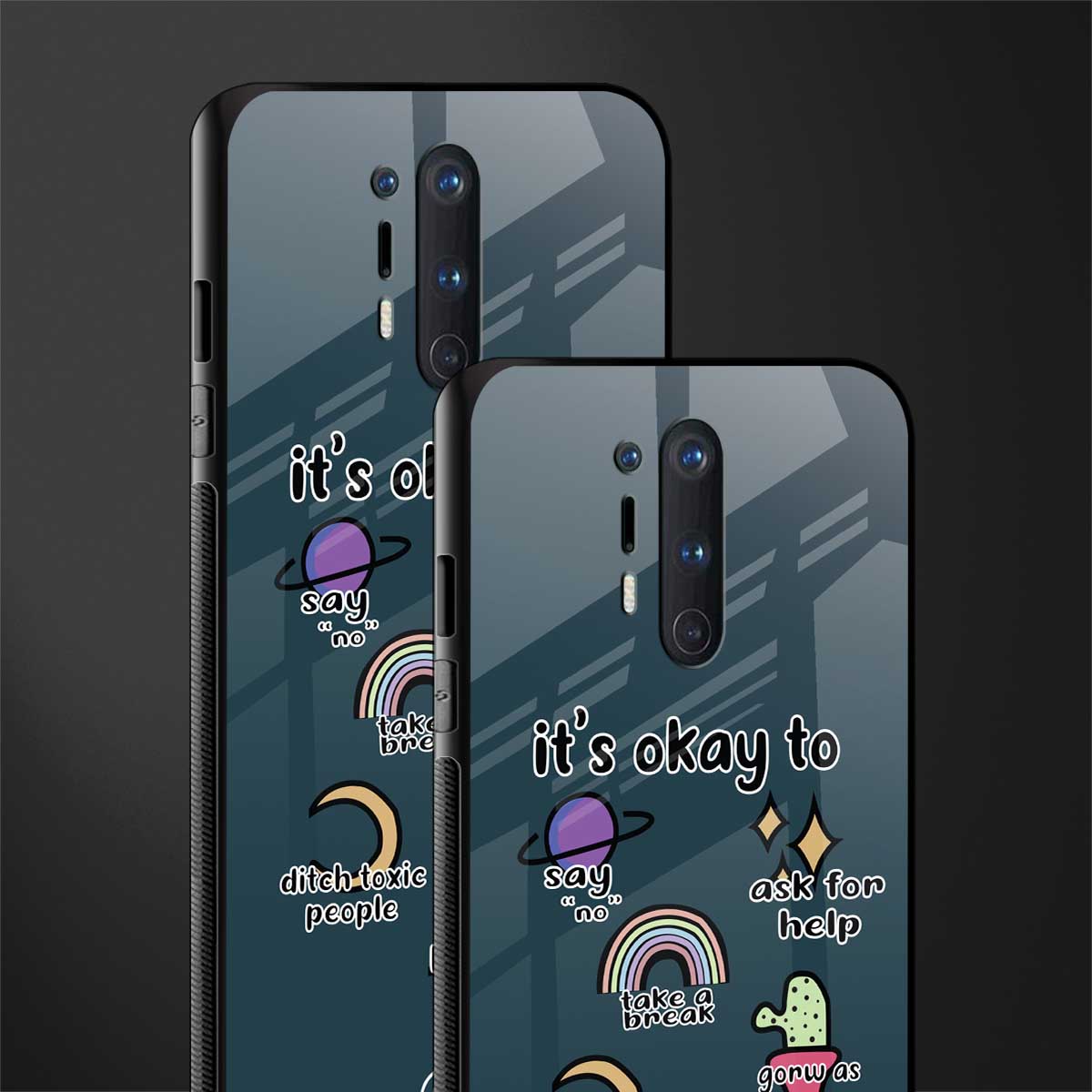 it's okay glass case for oneplus 8 pro image-2