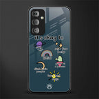 it's okay back phone cover | glass case for samsung galaxy f23 5g