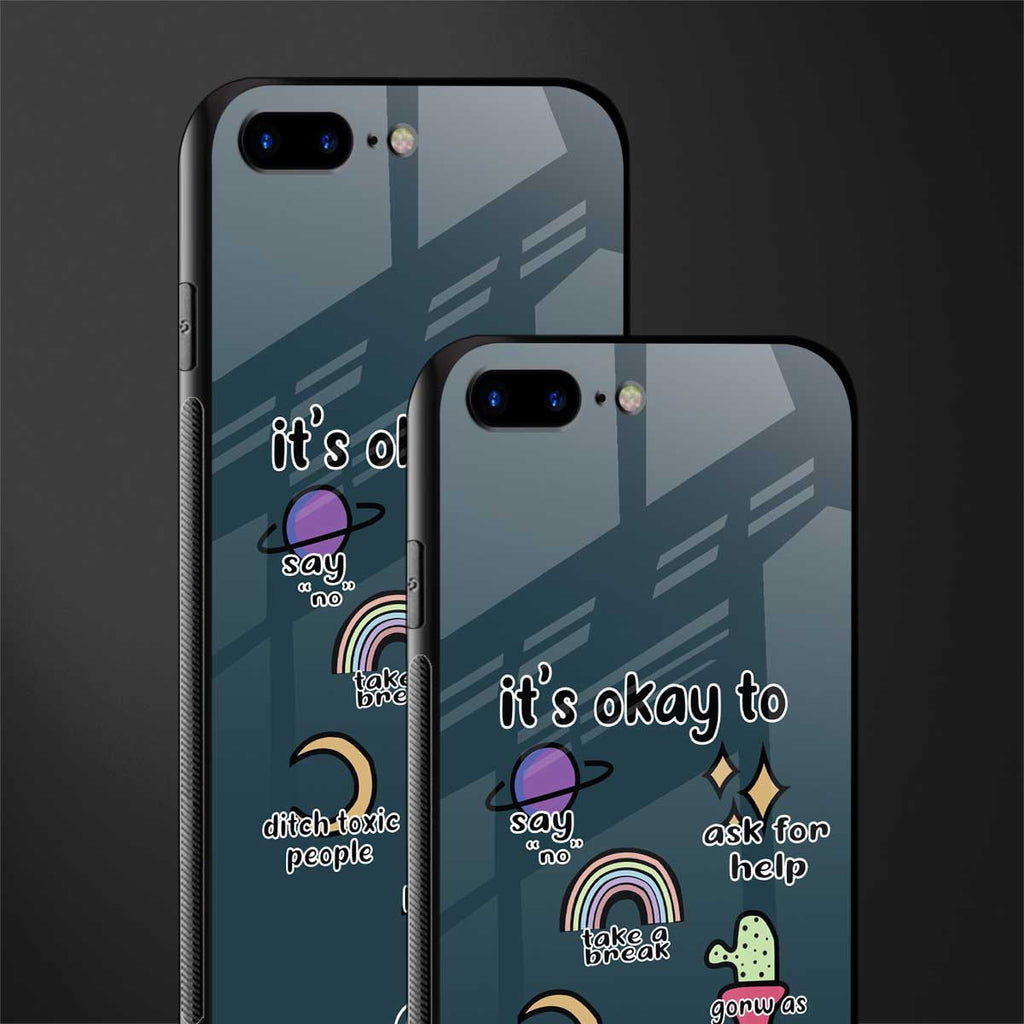 it's okay glass case for iphone 8 plus image-2