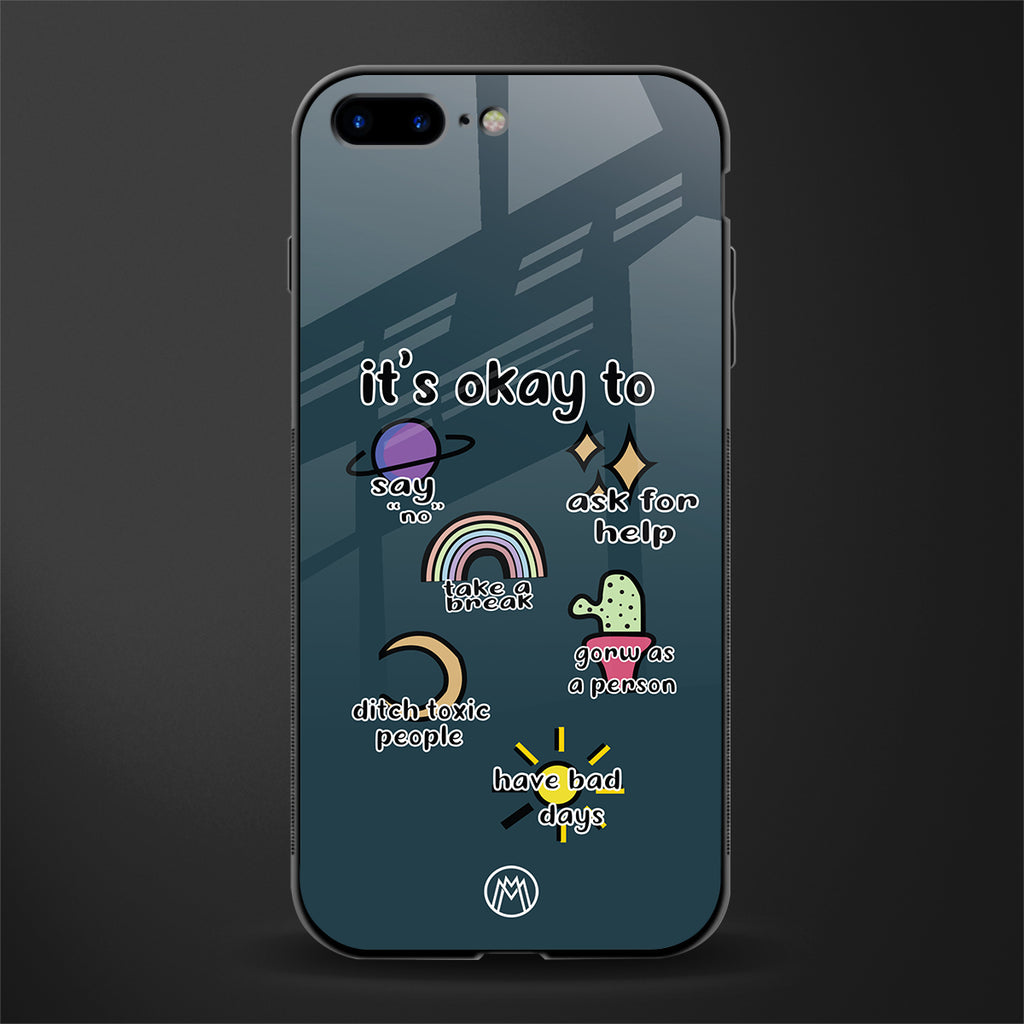 it's okay glass case for iphone 8 plus image