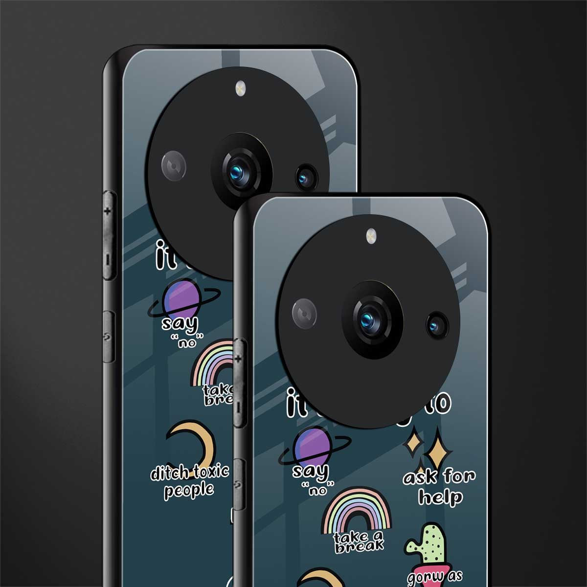 it's okay back phone cover | glass case for realme 11 pro 5g