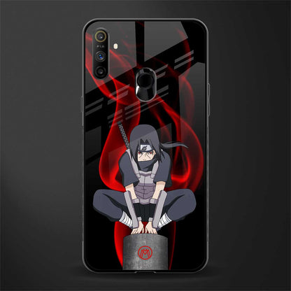 itachi uchiha glass case for realme narzo 10a image