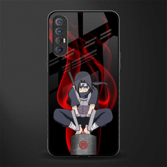 itachi uchiha glass case for oppo reno 3 pro image