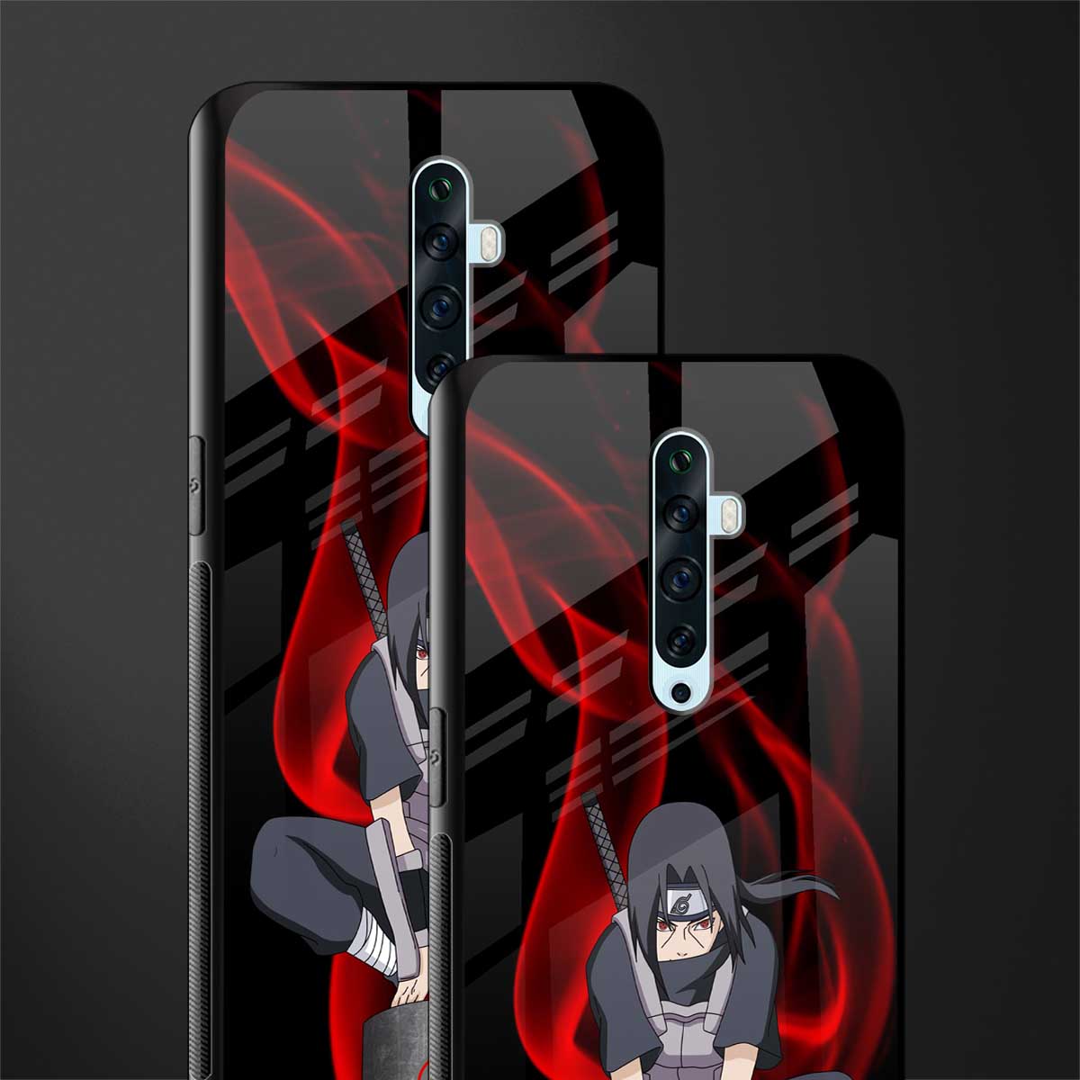 itachi uchiha glass case for oppo reno 2z image-2