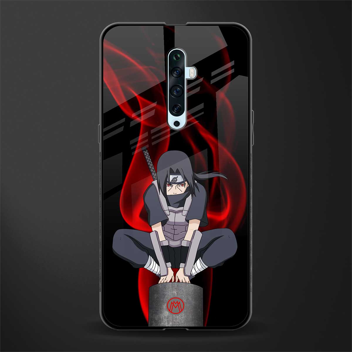 itachi uchiha glass case for oppo reno 2z image