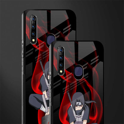itachi uchiha glass case for vivo z1 pro image-2