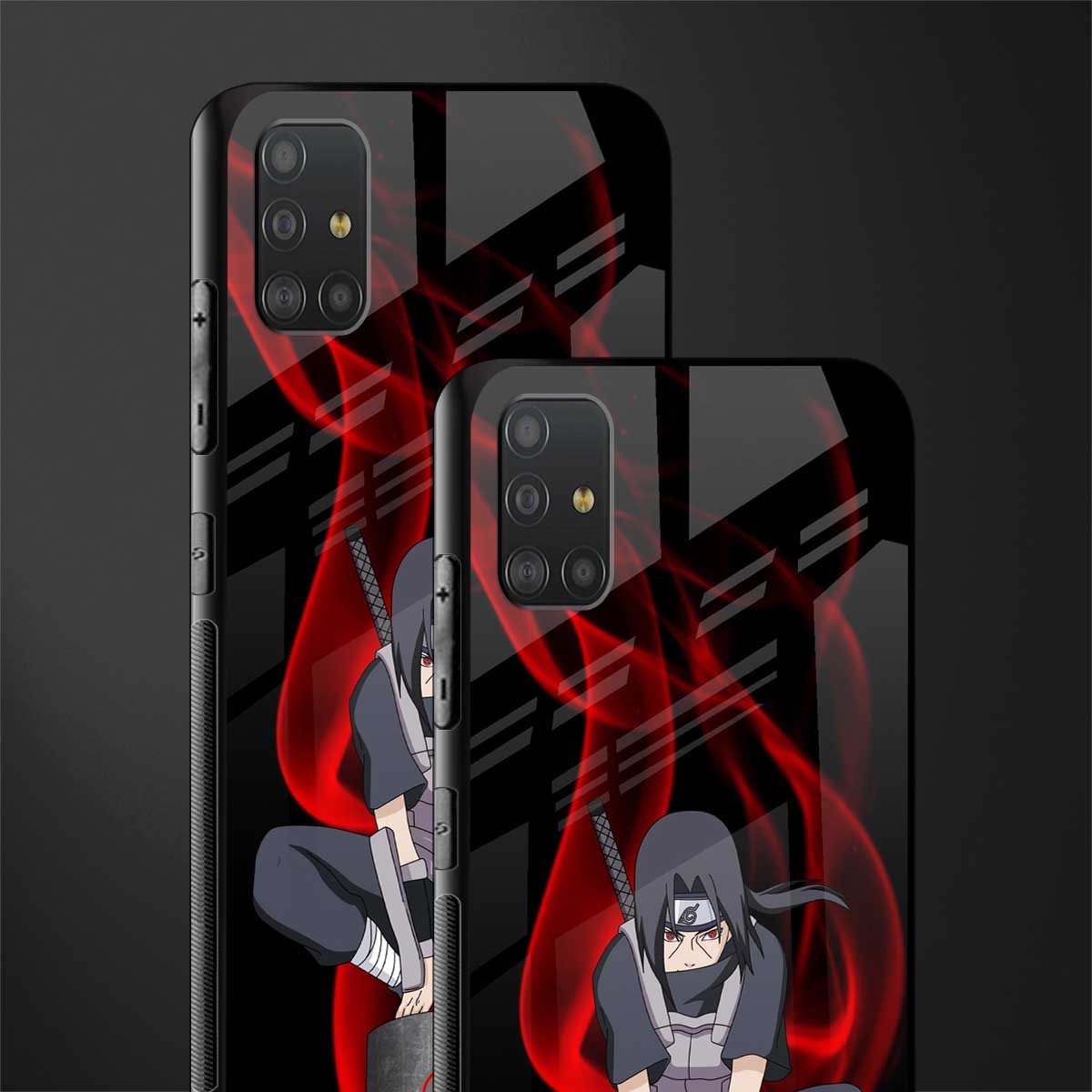 itachi uchiha glass case for samsung galaxy a51 image-2