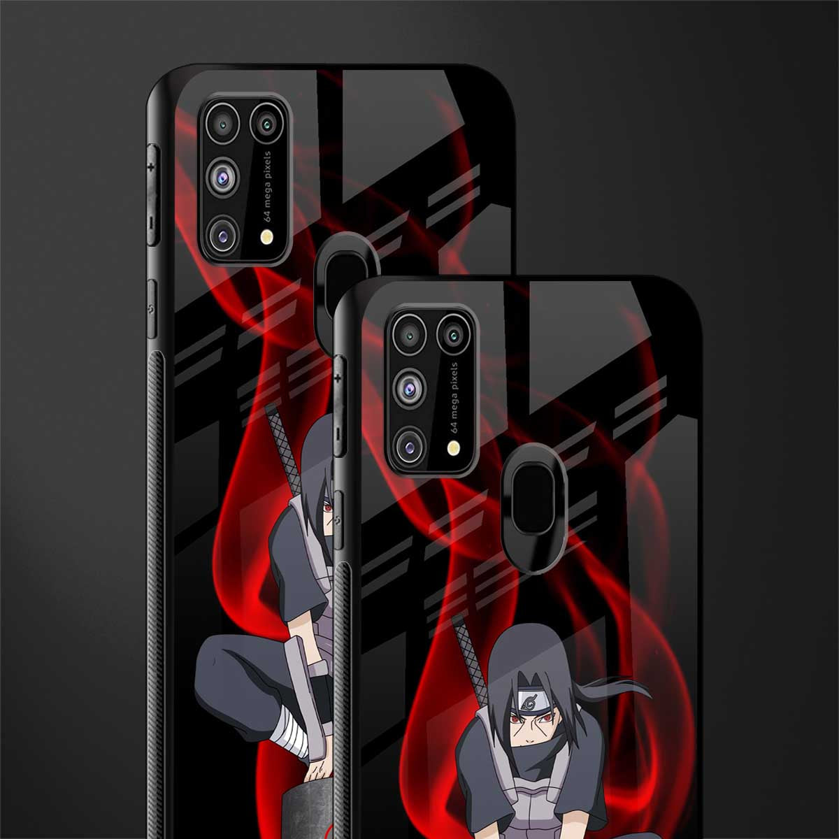 itachi uchiha glass case for samsung galaxy m31 image-2