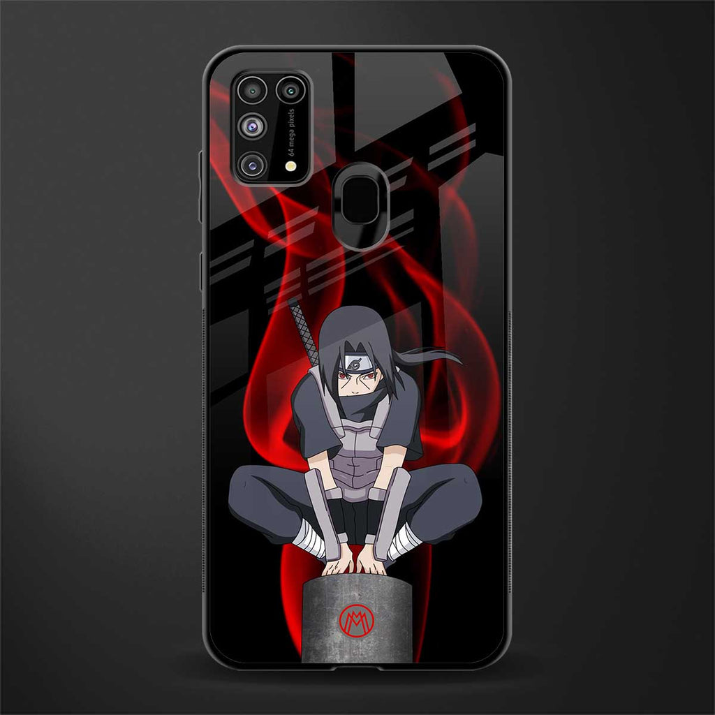 itachi uchiha glass case for samsung galaxy m31 prime edition image