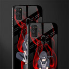 itachi uchiha glass case for samsung galaxy m21 image-2