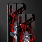 itachi uchiha glass case for samsung galaxy a30s image-2