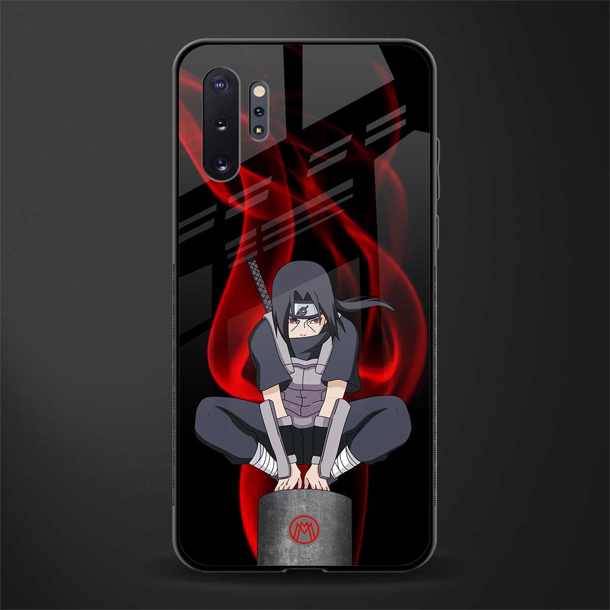 itachi uchiha glass case for samsung galaxy note 10 plus image