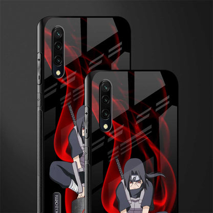 itachi uchiha glass case for mi a3 redmi a3 image-2