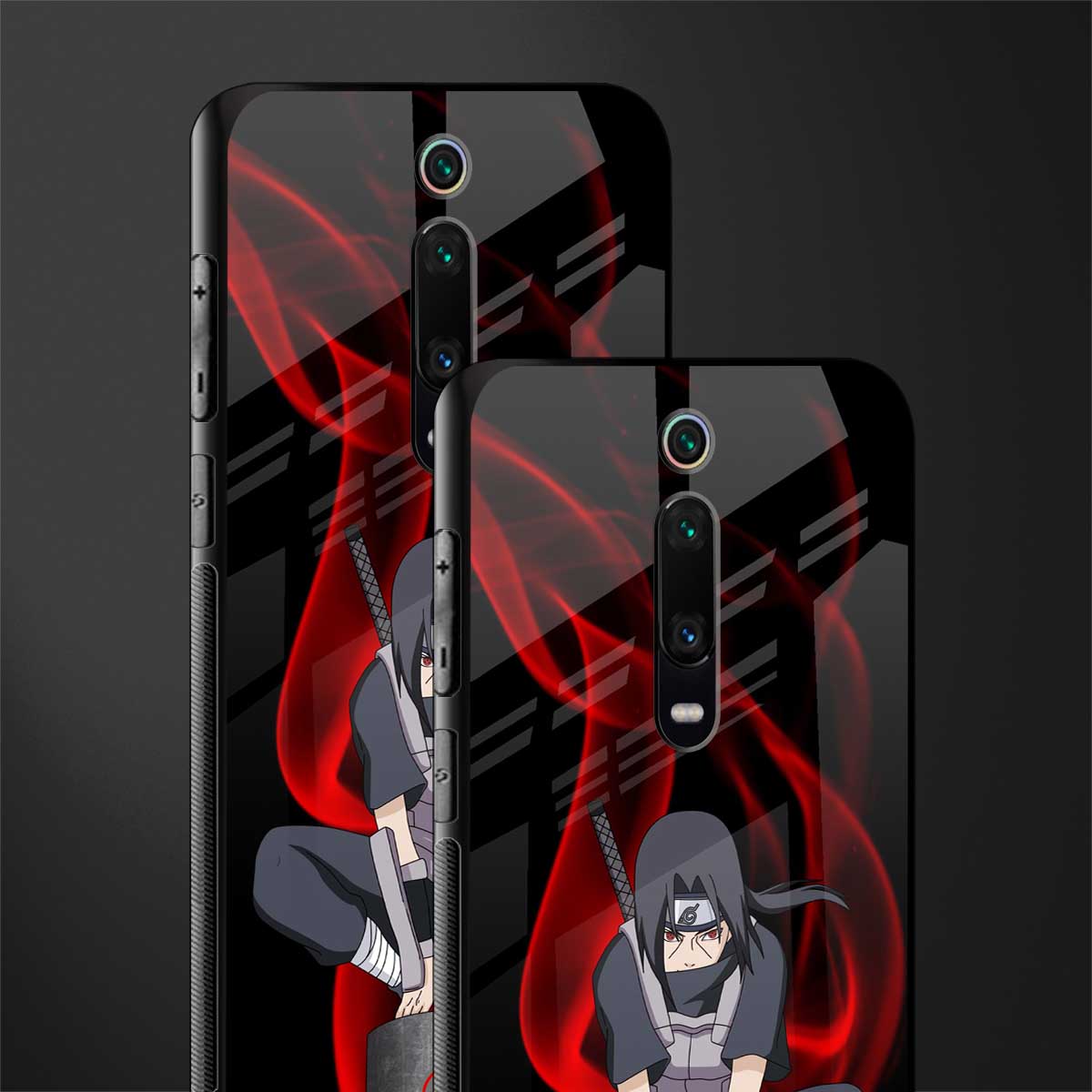 itachi uchiha glass case for redmi k20 pro image-2