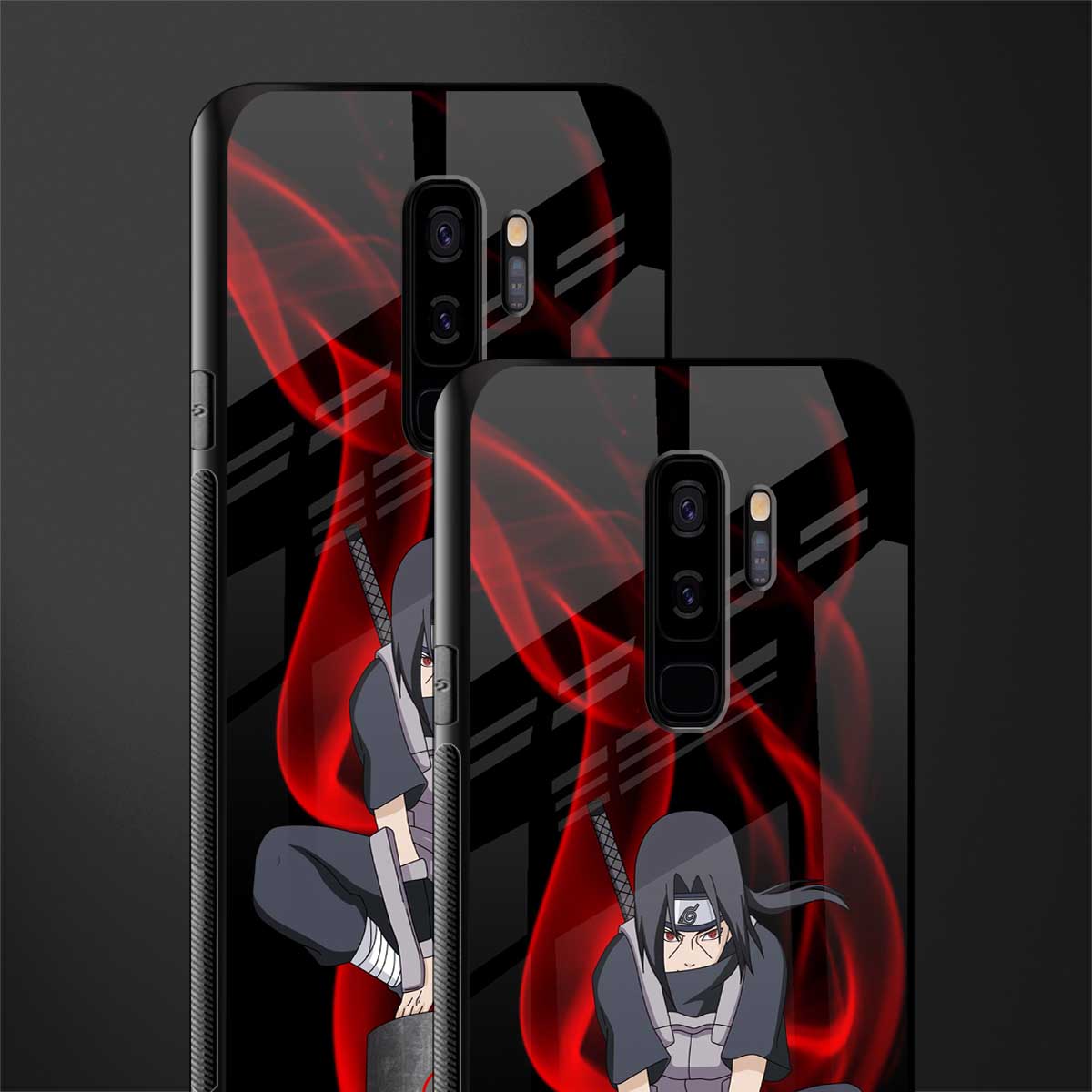 itachi uchiha glass case for samsung galaxy s9 plus image-2